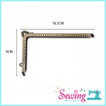 FRAME - L SHAPE-METAL-16.5CM (BRONZE)